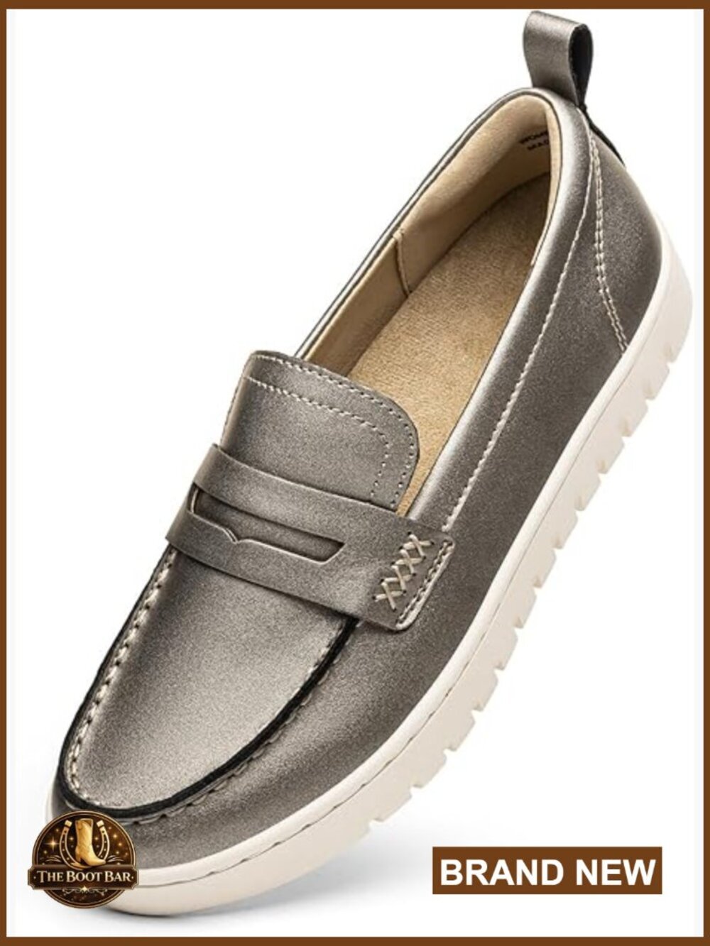 Classic Leather Penny Loafers Slip On Dress Shoes Comfortable Flats Office